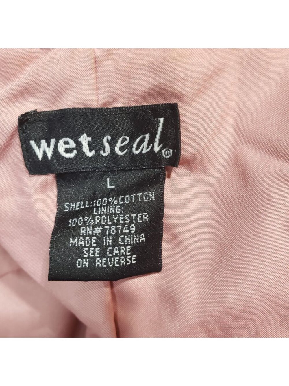 Wet Seal Brown Corduroy Blazer Jacket Y2K 90s Coat - Picture 4 of 11